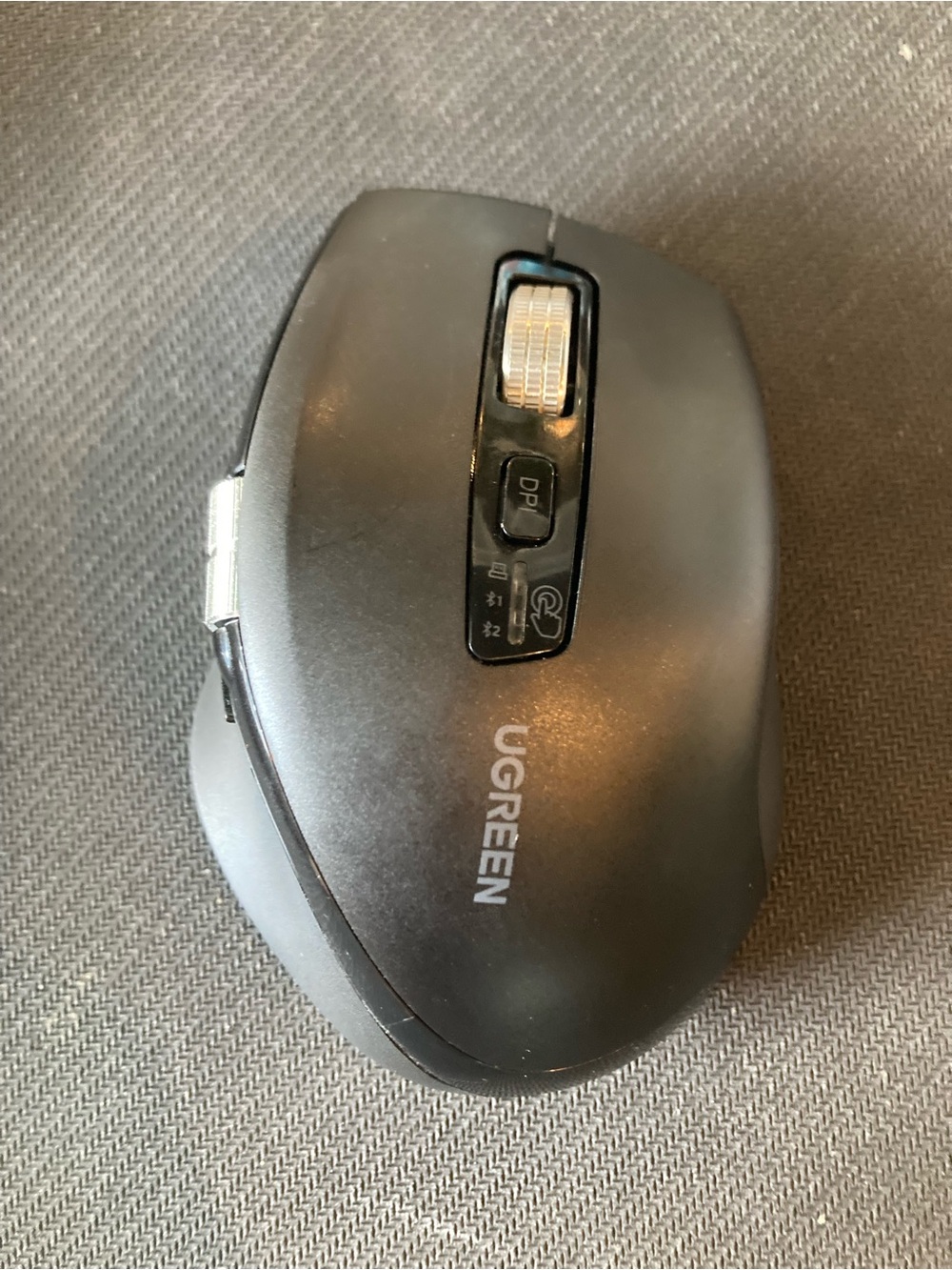 Wireless Ergonomic Mouse — Black